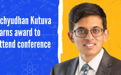Achyudhan Kutuva earns award to attend Systems Approaches to Cancer Biology Conference