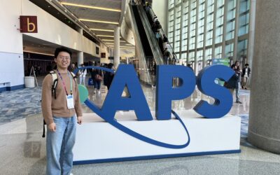 PhD student Gaohan Yu presents at APS Global Physics Summit