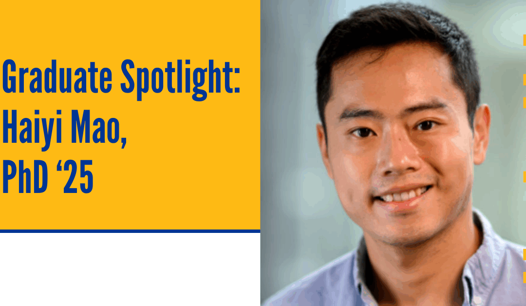 Graduate Spotlight: Haiyi Mao, PhD ‘25