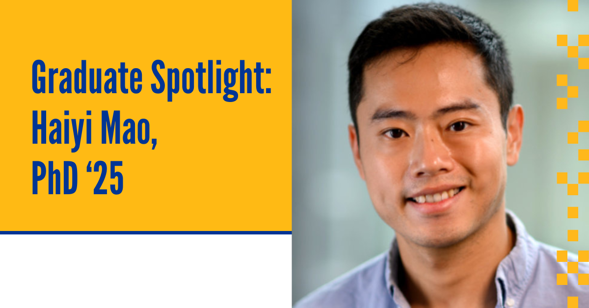 Haiyi Mao Graduate Spotlight
