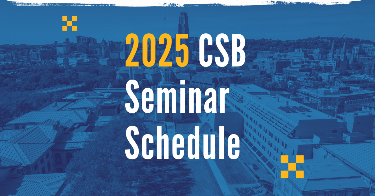 Fall 2024 CSB Seminar Schedule